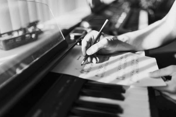 Piano Bladmuziek Hand klein